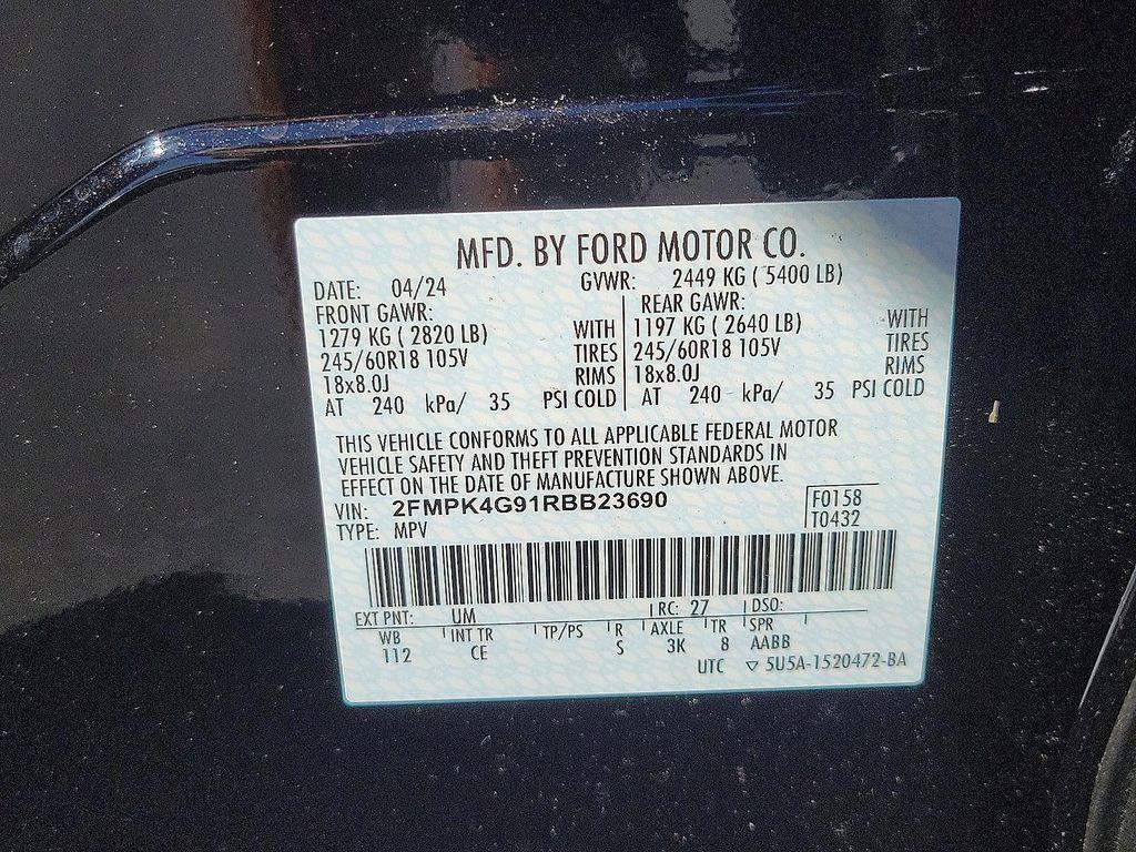 new 2024 Ford Edge car, priced at $35,974