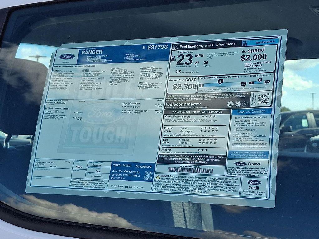 new 2025 Ford Ranger car, priced at $33,100