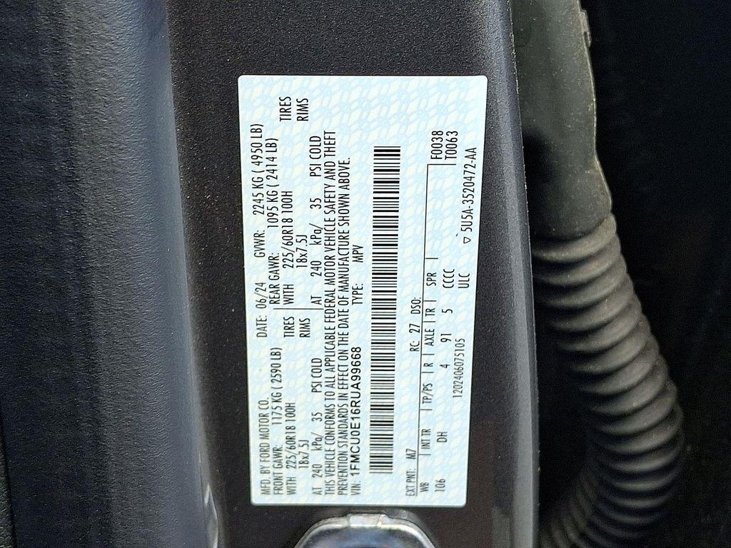 new 2024 Ford Escape PHEV car, priced at $42,399