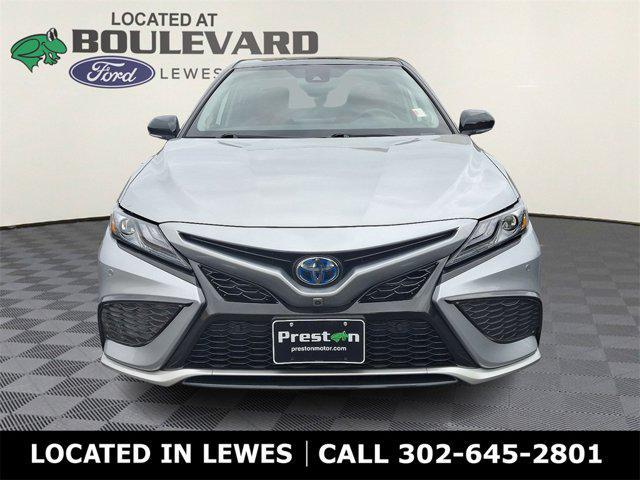 used 2021 Toyota Camry car, priced at $28,500