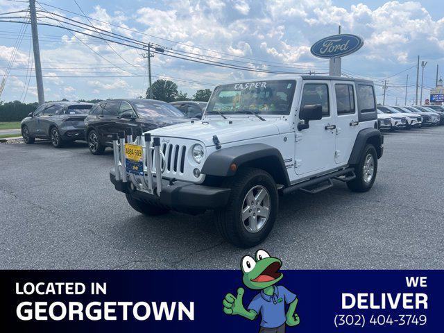 used 2017 Jeep Wrangler Unlimited car, priced at $24,416