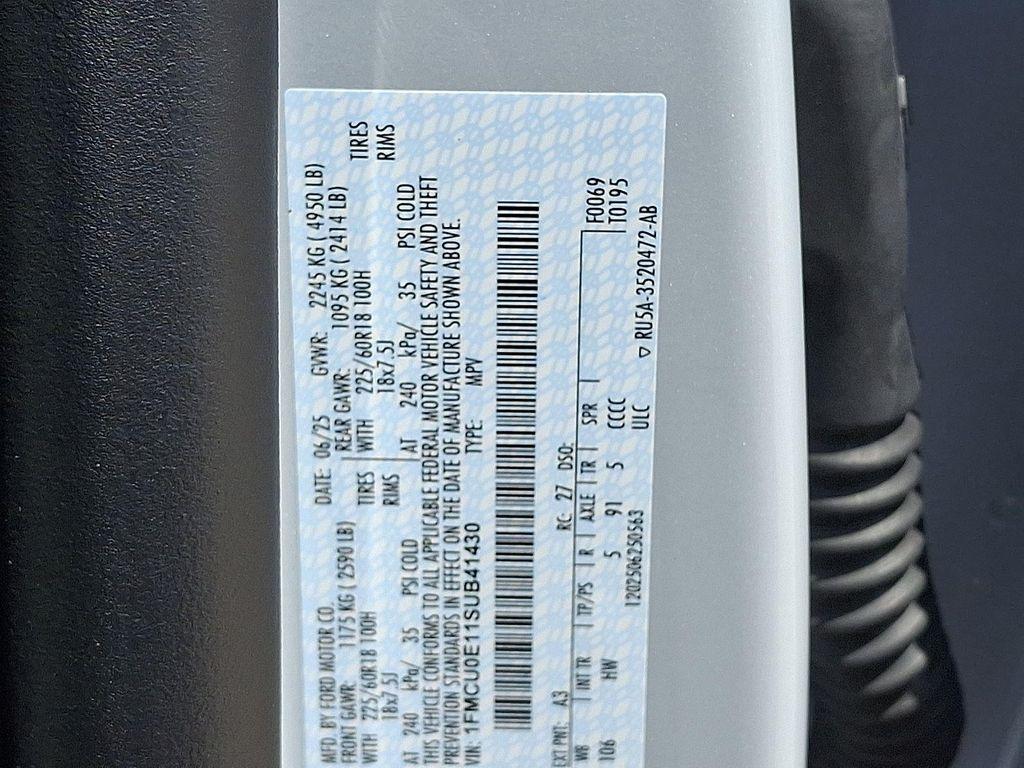 new 2025 Ford Escape PHEV car, priced at $27,968