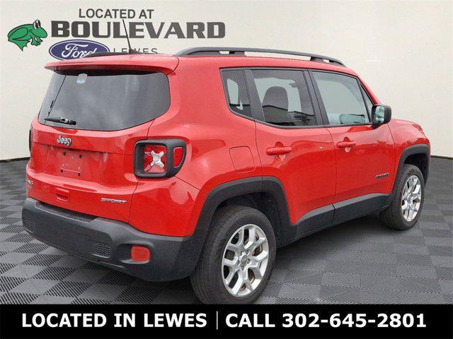 used 2018 Jeep Renegade car, priced at $17,500