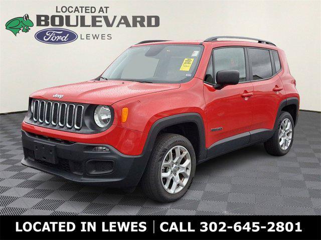 used 2018 Jeep Renegade car, priced at $17,500