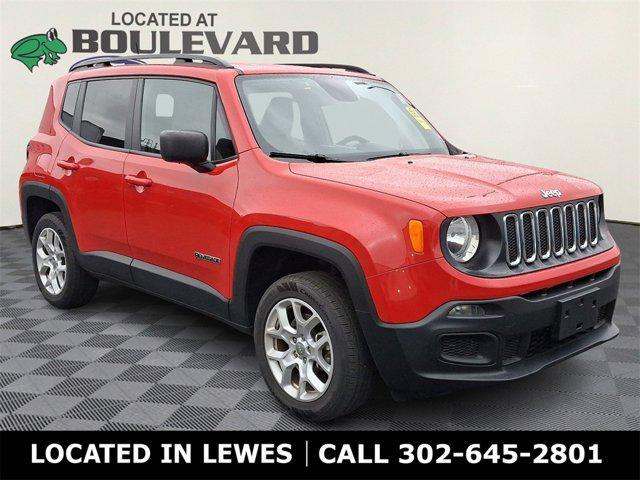 used 2018 Jeep Renegade car, priced at $17,500