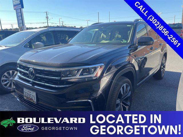 used 2021 Volkswagen Atlas car, priced at $33,000