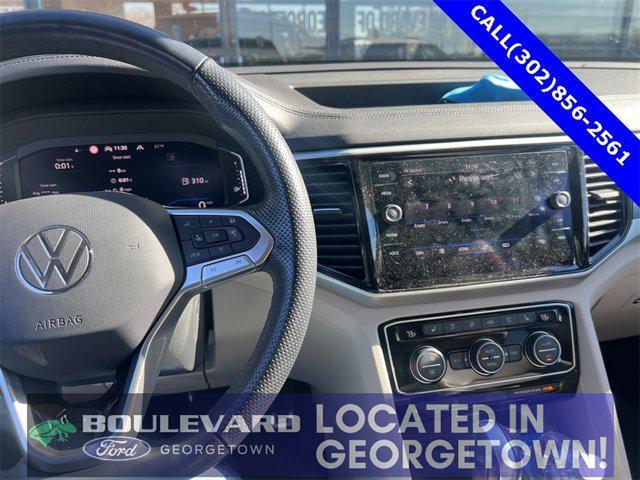 used 2021 Volkswagen Atlas car, priced at $33,000