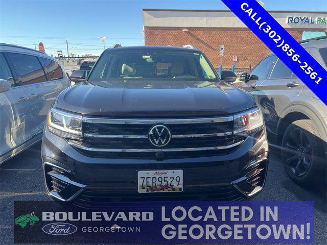 used 2021 Volkswagen Atlas car, priced at $33,000