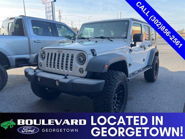 used 2016 Jeep Wrangler Unlimited car, priced at $21,500