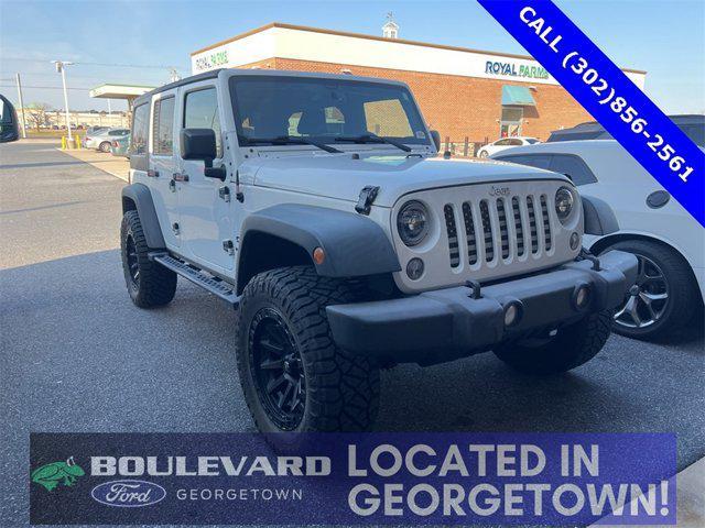 used 2016 Jeep Wrangler Unlimited car, priced at $21,500