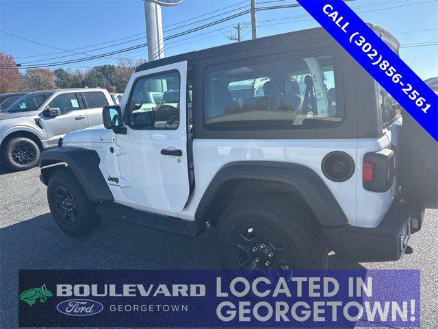 used 2024 Jeep Wrangler car, priced at $34,500