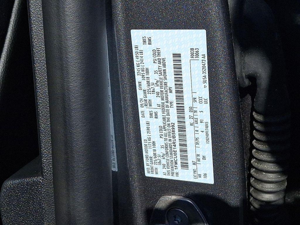 new 2024 Ford Escape PHEV car, priced at $42,400