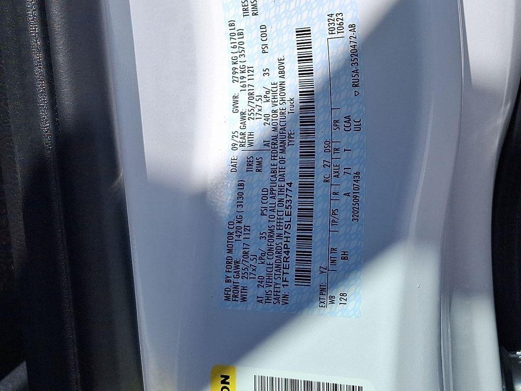 new 2025 Ford Ranger car, priced at $35,851