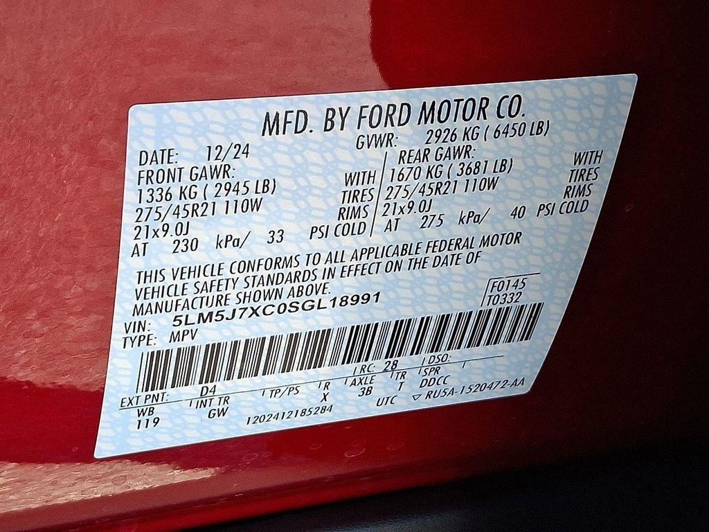 new 2025 Lincoln Aviator car, priced at $68,901