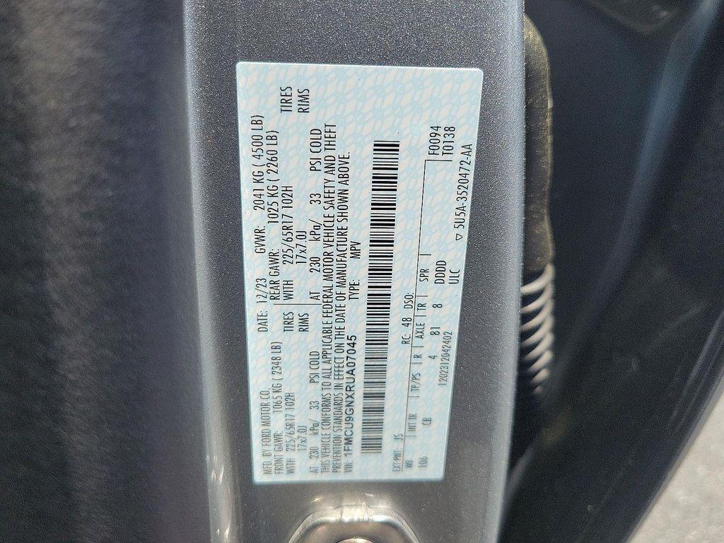 new 2024 Ford Escape car, priced at $33,648