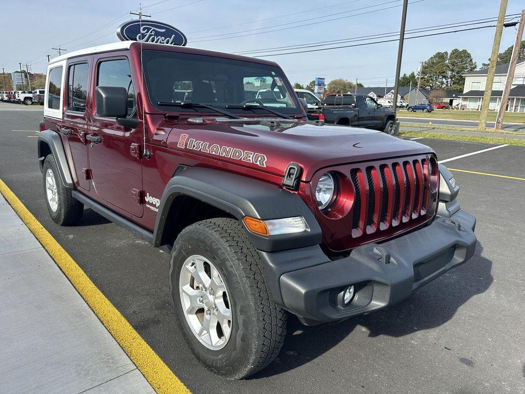 used 2021 Jeep Wrangler Unlimited car, priced at $33,121