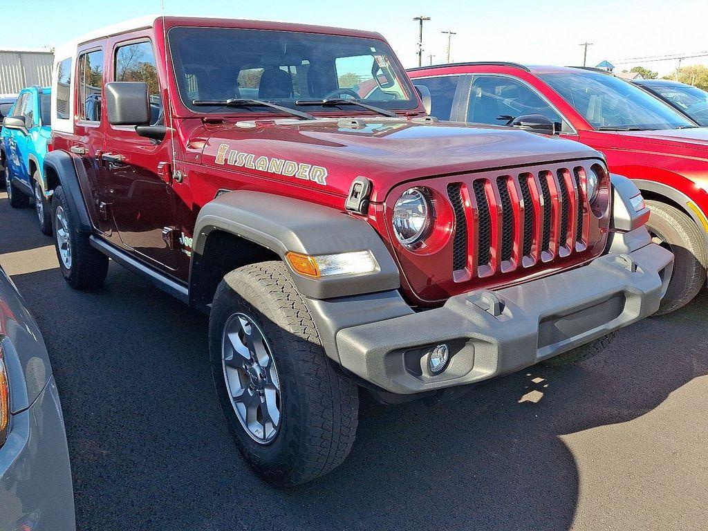 used 2021 Jeep Wrangler Unlimited car, priced at $33,121