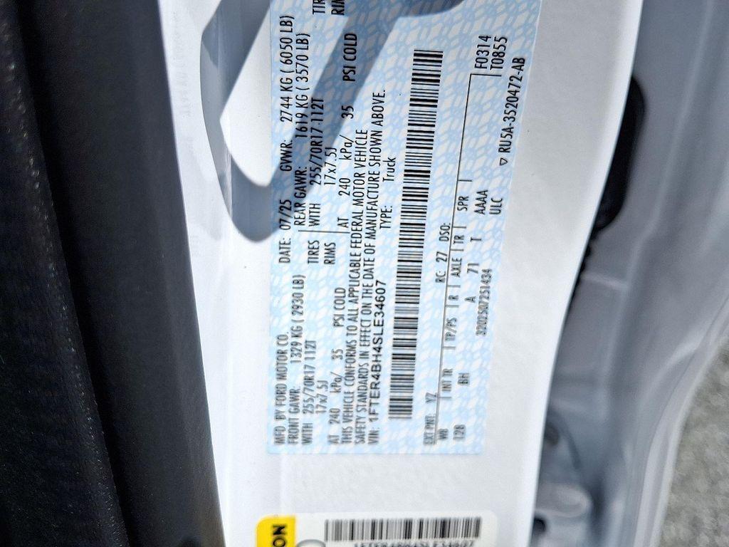 new 2025 Ford Ranger car, priced at $31,620