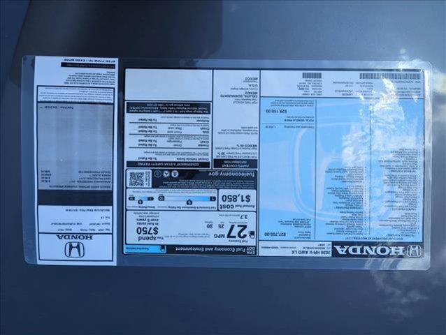 new 2026 Honda HR-V car, priced at $27,987