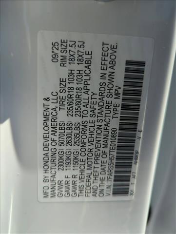 new 2026 Honda CR-V Hybrid car, priced at $35,837