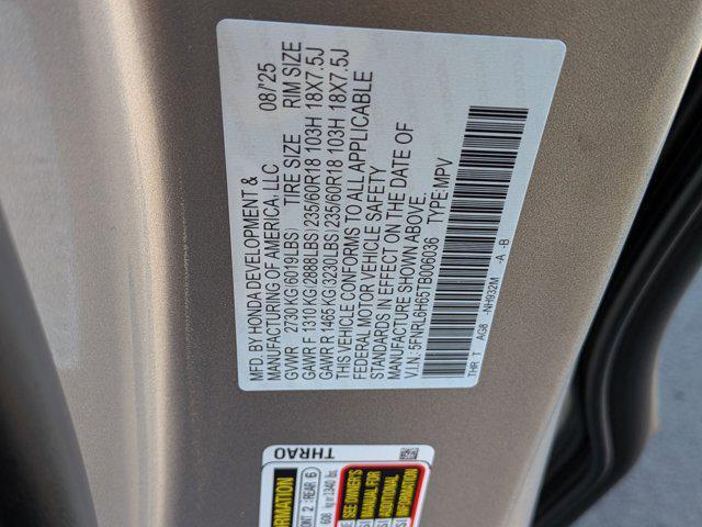 new 2026 Honda Odyssey car, priced at $42,287