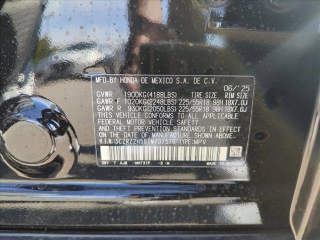 new 2026 Honda HR-V car, priced at $29,608