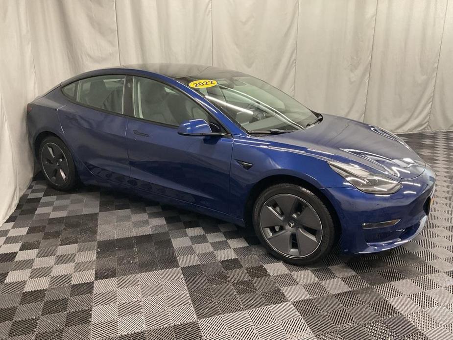 used 2022 Tesla Model 3 car, priced at $28,656