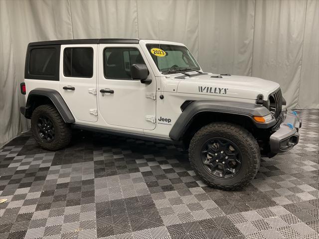 used 2023 Jeep Wrangler 4xe car, priced at $36,000