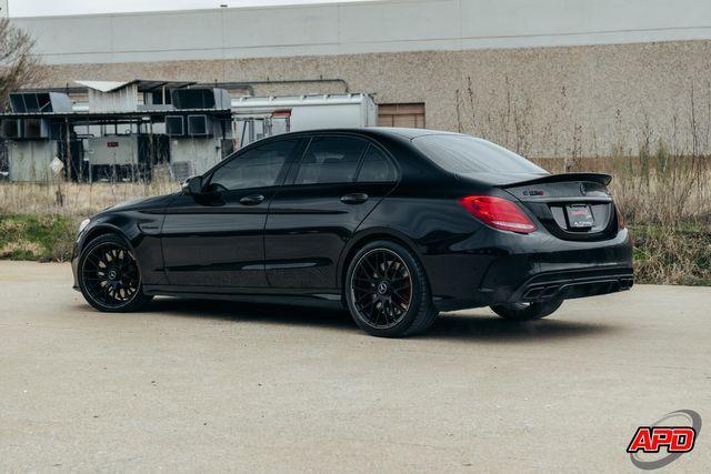 used 2017 Mercedes-Benz AMG C 63 car, priced at $44,995