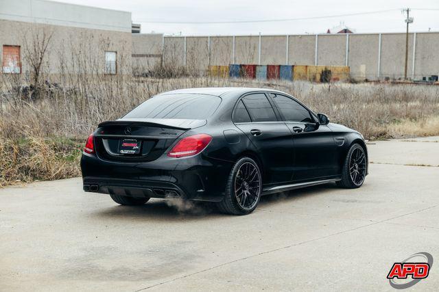 used 2017 Mercedes-Benz AMG C 63 car, priced at $44,995