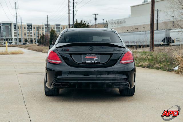 used 2017 Mercedes-Benz AMG C 63 car, priced at $44,995