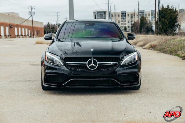 used 2017 Mercedes-Benz AMG C 63 car, priced at $44,995