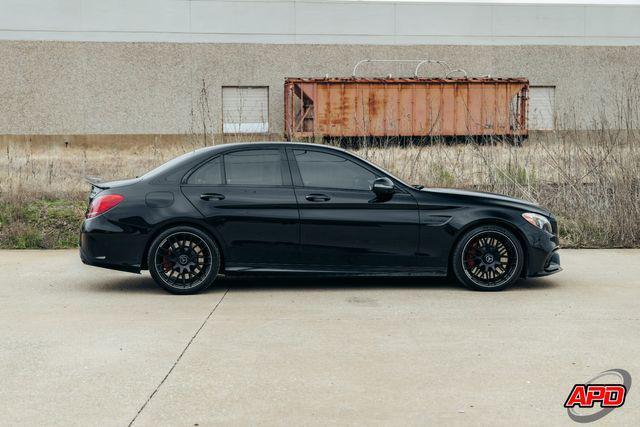 used 2017 Mercedes-Benz AMG C 63 car, priced at $44,995