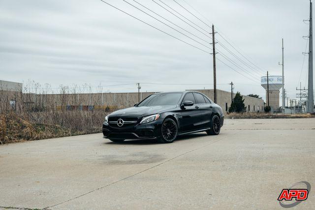 used 2017 Mercedes-Benz AMG C 63 car, priced at $44,995