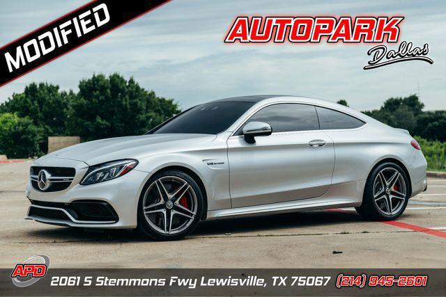 used 2017 Mercedes-Benz AMG C 63 car, priced at $51,995