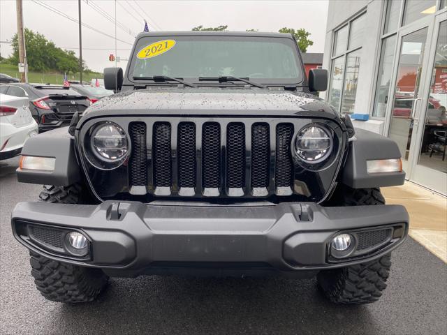 used 2021 Jeep Wrangler Unlimited car, priced at $27,400