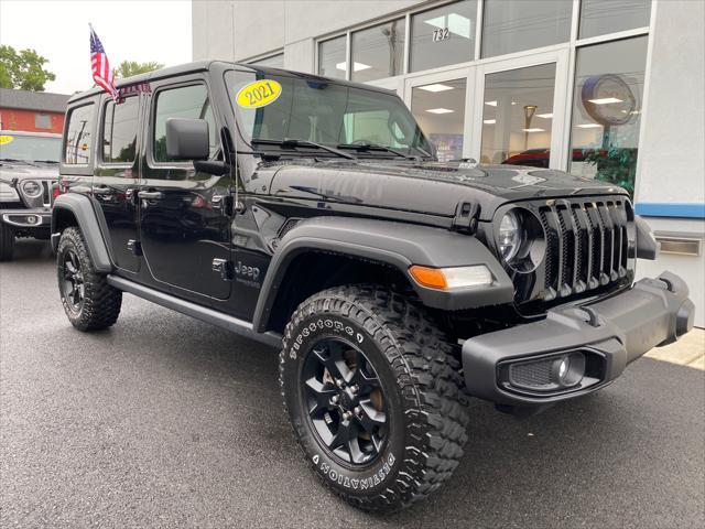 used 2021 Jeep Wrangler Unlimited car, priced at $27,400