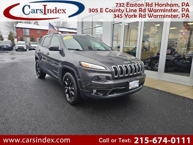 used 2015 Jeep Cherokee car, priced at $14,499