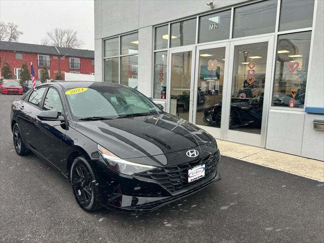 used 2021 Hyundai Elantra car, priced at $18,499