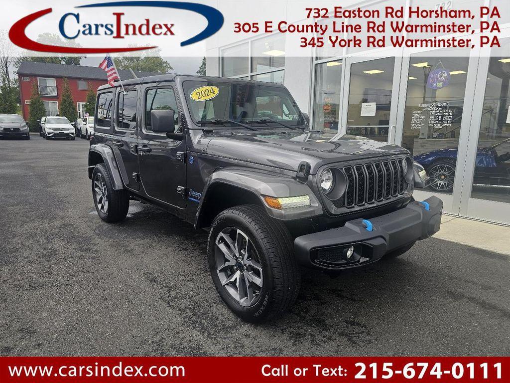used 2024 Jeep Wrangler 4xe car, priced at $34,599