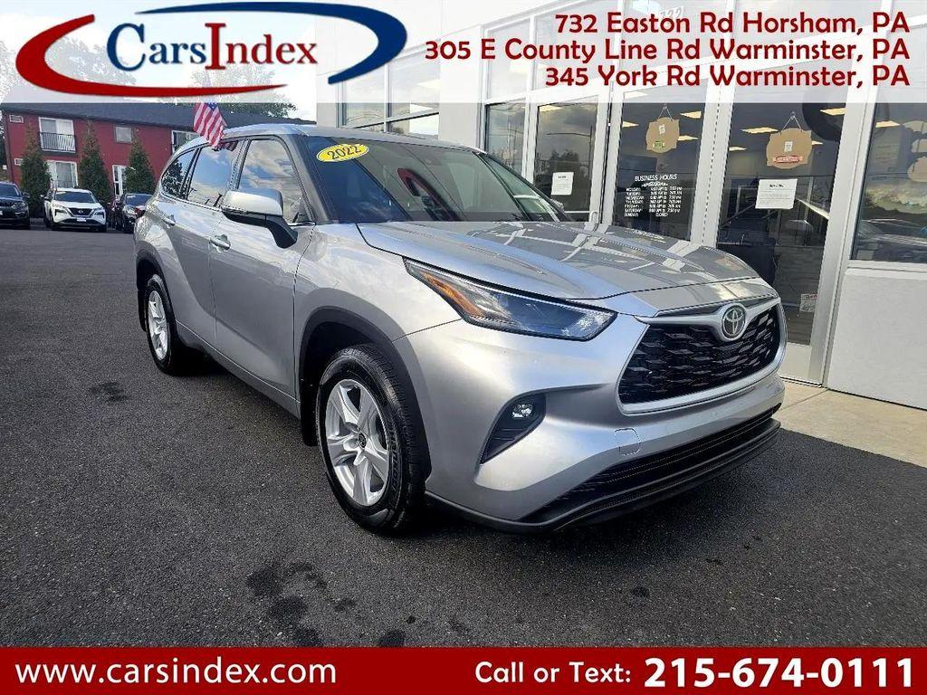 used 2022 Toyota Highlander car, priced at $29,999