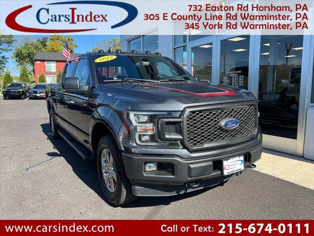 used 2018 Ford F-150 car, priced at $27,499