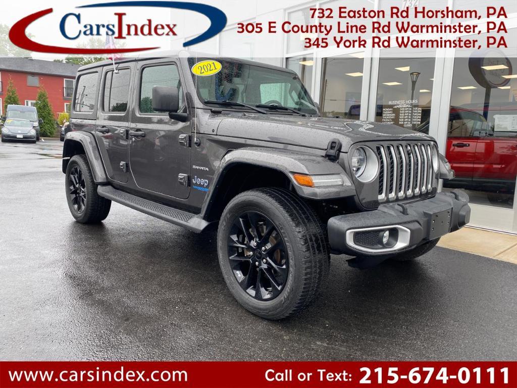 used 2021 Jeep Wrangler Unlimited car, priced at $33,999