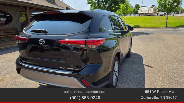used 2021 Toyota Highlander car, priced at $32,797