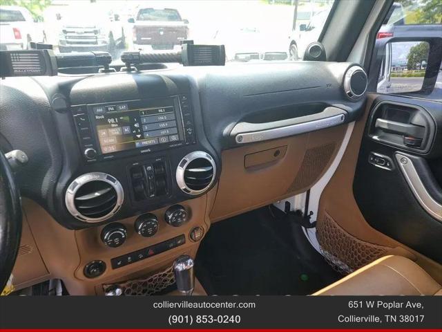 used 2012 Jeep Wrangler Unlimited car, priced at $14,499