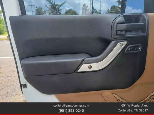 used 2012 Jeep Wrangler Unlimited car, priced at $14,499