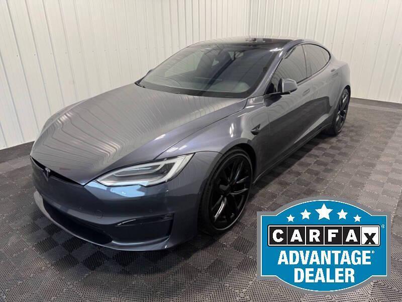 used 2021 Tesla Model S car, priced at $57,818