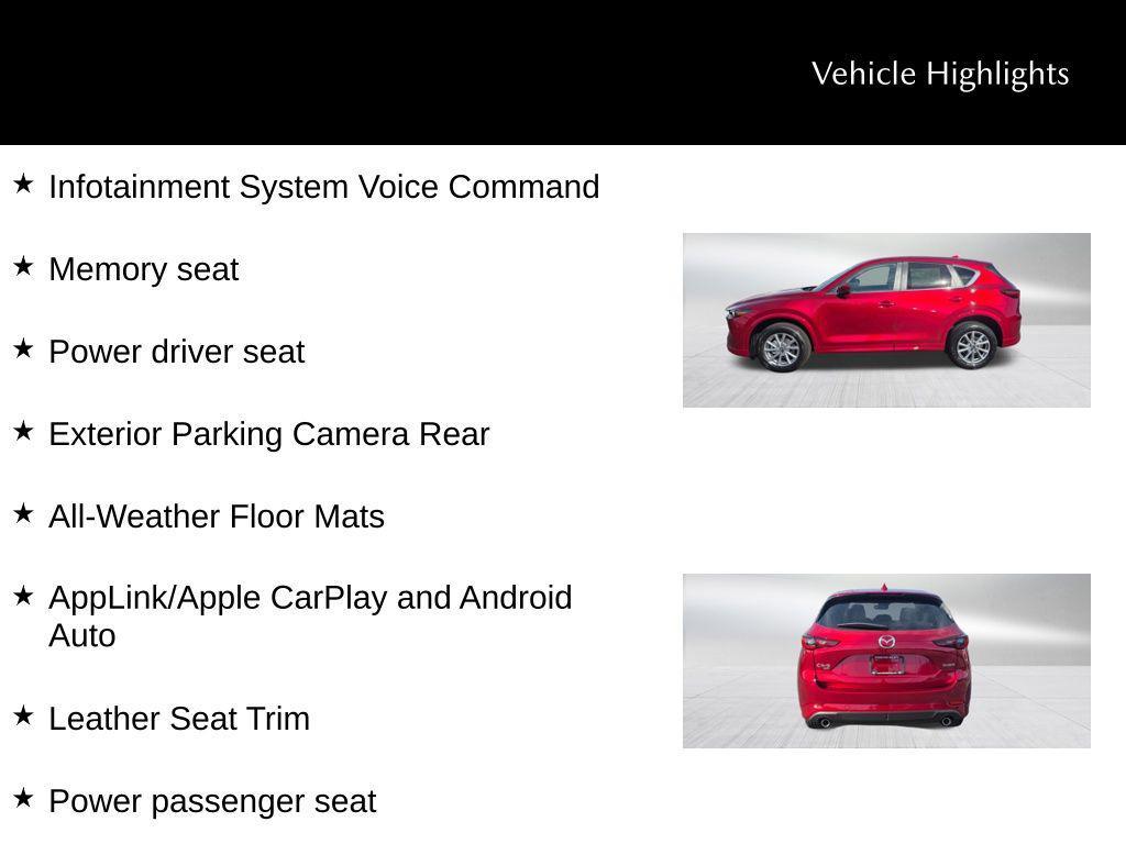 new 2025 Mazda CX-5 car, priced at $33,010