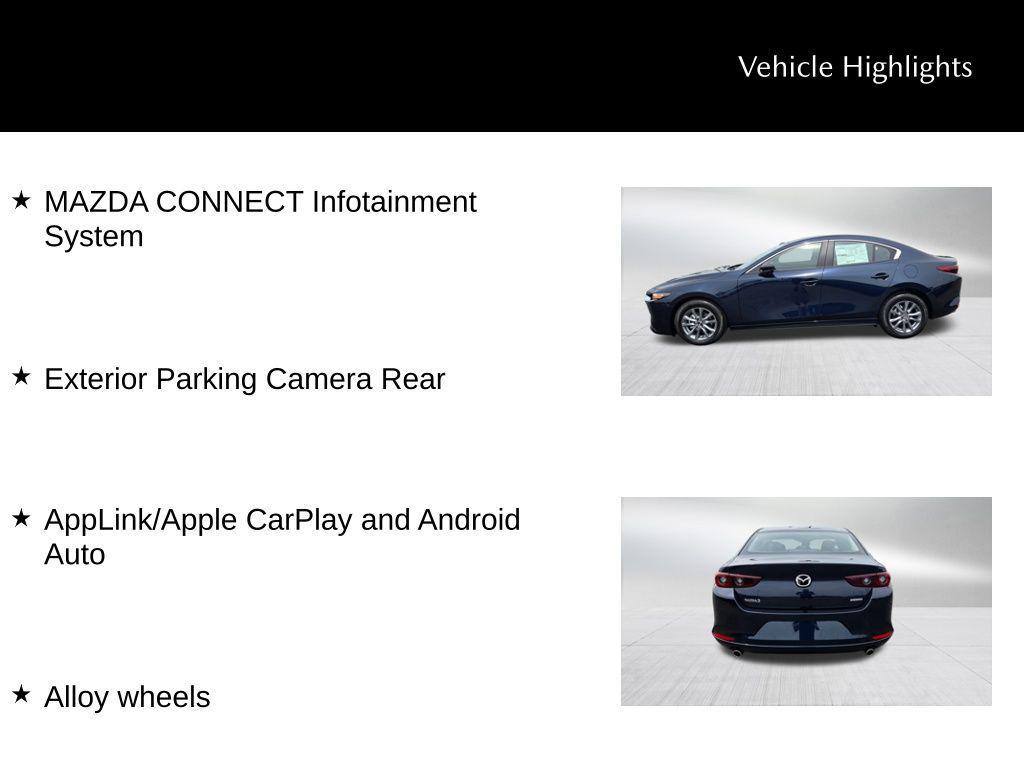 new 2025 Mazda Mazda3 car, priced at $25,335