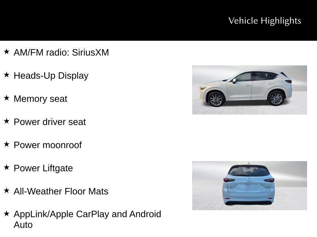 new 2025 Mazda CX-5 car, priced at $38,225